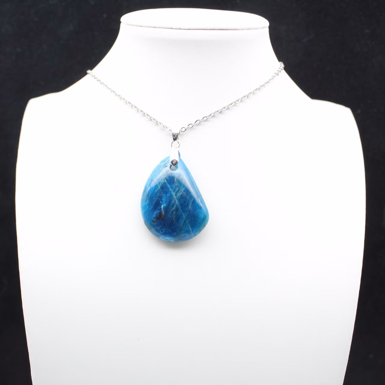 Large Apatite Pendant from Madagascar - Mineralogy Collectible
