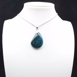 Apatite Pendant from Madagascar - Natural Crystallization