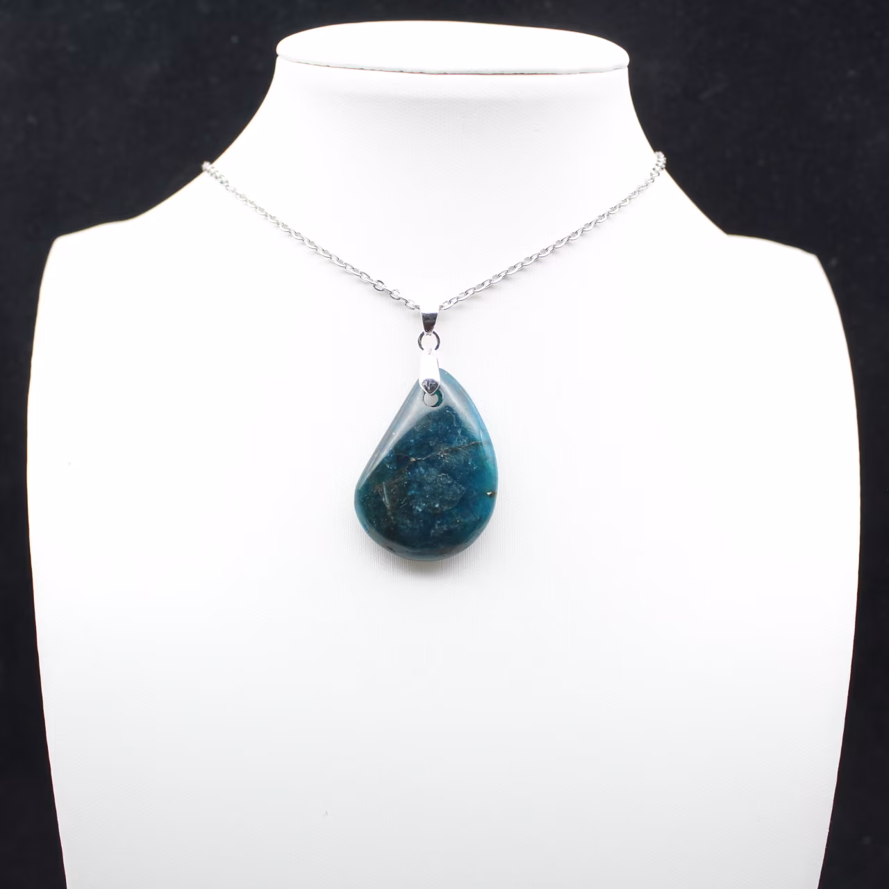 Apatite Pendant from Madagascar - Natural Crystallization
