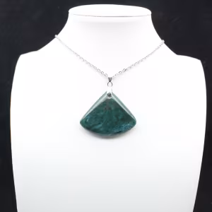 Madagascar Blue Apatite Pendant - Vitreous Luster