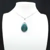 Blue Apatite Pendant from Madagascar - Natural Stone - 7