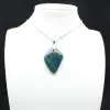 Blue Apatite Pendant from Madagascar - Natural Stone - 9