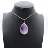 Amethyst Pendant - Natural Purple Glow - 1