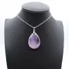 Amethyst Pendant - Natural Purple Glow - 0