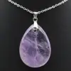 Amethyst Pendant - Natural Mineral Jewelry - 1