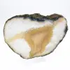 Slice of agate with dense bands - 1