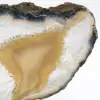 Slice of agate with dense bands - 2