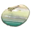 Sliced green agate – Natural specimen from Brazil 210 g - 1