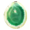 Brazilian agate slice, green – Collector's item, 200 g - 0