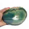 Natural green agate slice – Decorative piece 250 g - 3