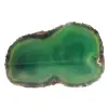 Sliced green agate – Mineral specimen from Brazil 315 g - 1