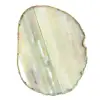 Natural green-tinted agate slice – Brazil 240 g - 0
