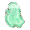 Sliced green agate from Brazil – Mineral object 160 g - 0