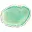 Natural green agate slice – Decorative piece 250 g — 7