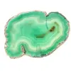 Brazilian agate in green section – 210g collection - 1
