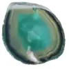 Green agate slice – Brazilian specimen 270 g - 0