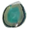 Green agate slice – Brazilian specimen 270 g - 1