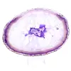 Slice of Purple Agate Mineral - Origin: Brazil - 1