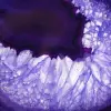 Stone Decoration: Slice of Purple Brazilian Agate - 2