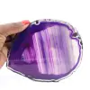 Brazilian Agate Specimen, Purple Colored Slice - 3
