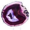 Large Slice of Brazilian Purple Agate for Indoor Use - 1
