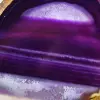Natural Stone Object: Slice of Purple Agate - 2