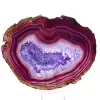 Brazilian Agate, Purple Ornamental Stone Slice - 0