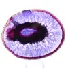 Small Decorative Slice of Brazilian Purple Agate - 1