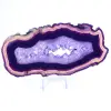 Thin Sliced Agate, Purple Coloring from Brazil - 0