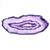 Light Agate Slice, Purple Tint for Decoration - 1
