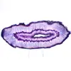 Mineral Decoration: Slice of Brazilian Purple Agate - 0