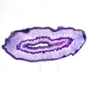 Mineral Decoration: Slice of Brazilian Purple Agate - 1