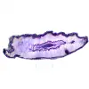 Sliced specimen of Brazilian Violet Elongated Agate - 0