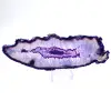 Sliced specimen of Brazilian Violet Elongated Agate - 1