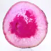 Natural pink tinted sliced agate - 0