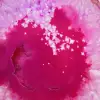 Natural pink tinted sliced agate - 2