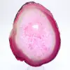 Polished pink-tinted Brazilian agate - 0