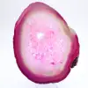Polished pink-tinted Brazilian agate - 1