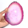Polished pink-tinted Brazilian agate - 3