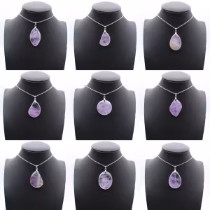 Amethyst Pendant - Pure Mineral Jewelry