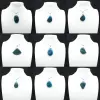 Blue Apatite Pendant from Madagascar - Natural Stone - 0