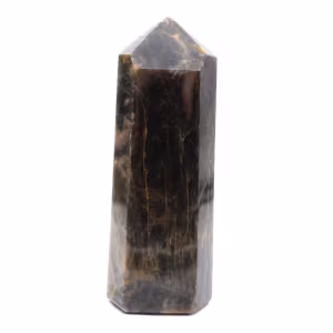 Large Black Moonstone Prism - Microcline from Madagascar