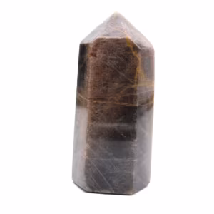 Geometric Microcline Prism - Rare Black Moonstone