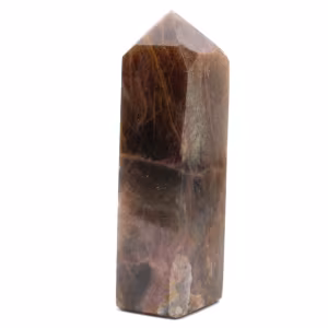 Faceted Microcline Prism - Collectible Black Moonstone