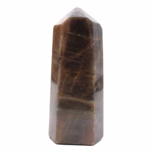 Collector's Microcline Prism - Unique Black Moonstone