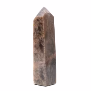 Geometric Microcline Prism - Black Moonstone from Madagascar