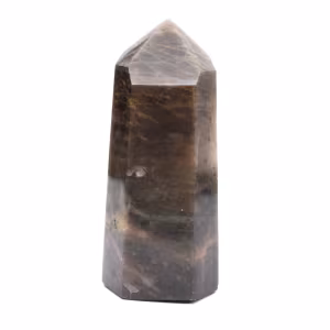 Regular Prism in Microcline - Black Moonstone for Display Case