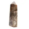 Dark Microcline Prism - Collectible Black Moonstone - 2