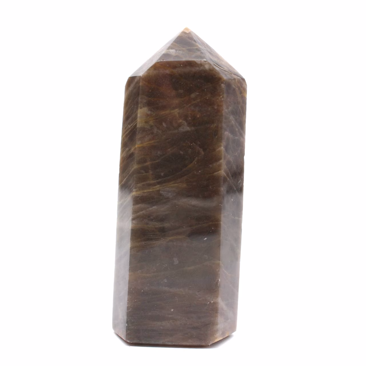 Elongated Microcline Prism - Collectible Black Moonstone
