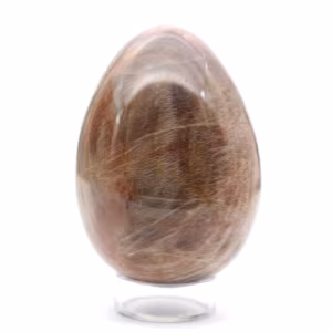 Black Moonstone Egg 355g - Madagascar